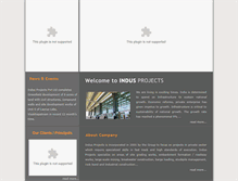 Tablet Screenshot of indusprojects.com